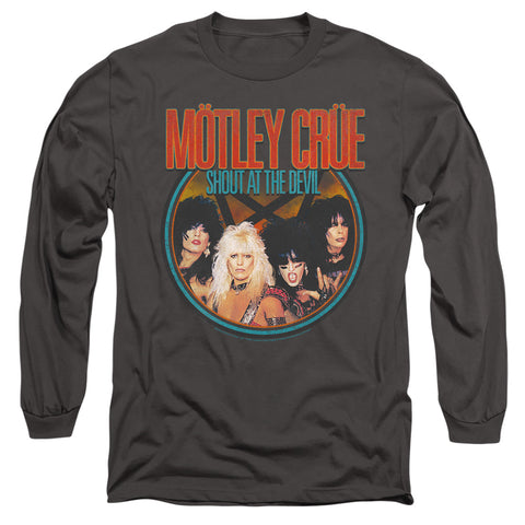 Motley Crue/crue Shout-l/s Adult 18/1-charcoal-sm
