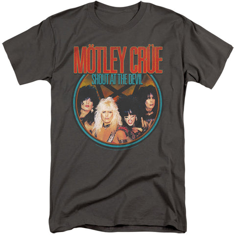 Motley Crue/crue Shout-s/s Adult Tall 18/1-charcoal-xl