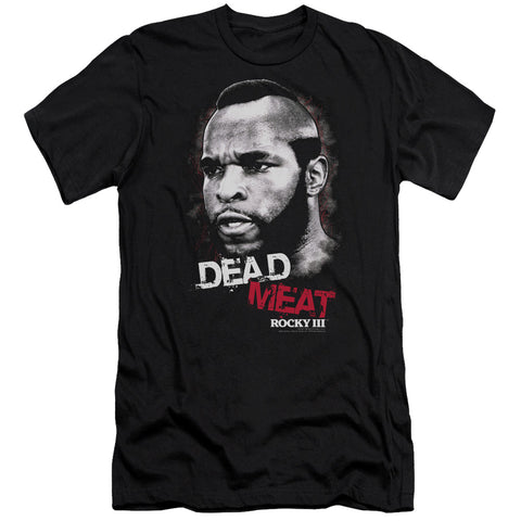 Rocky Iii/dead Meat - S/s Adult 30/1 - Black