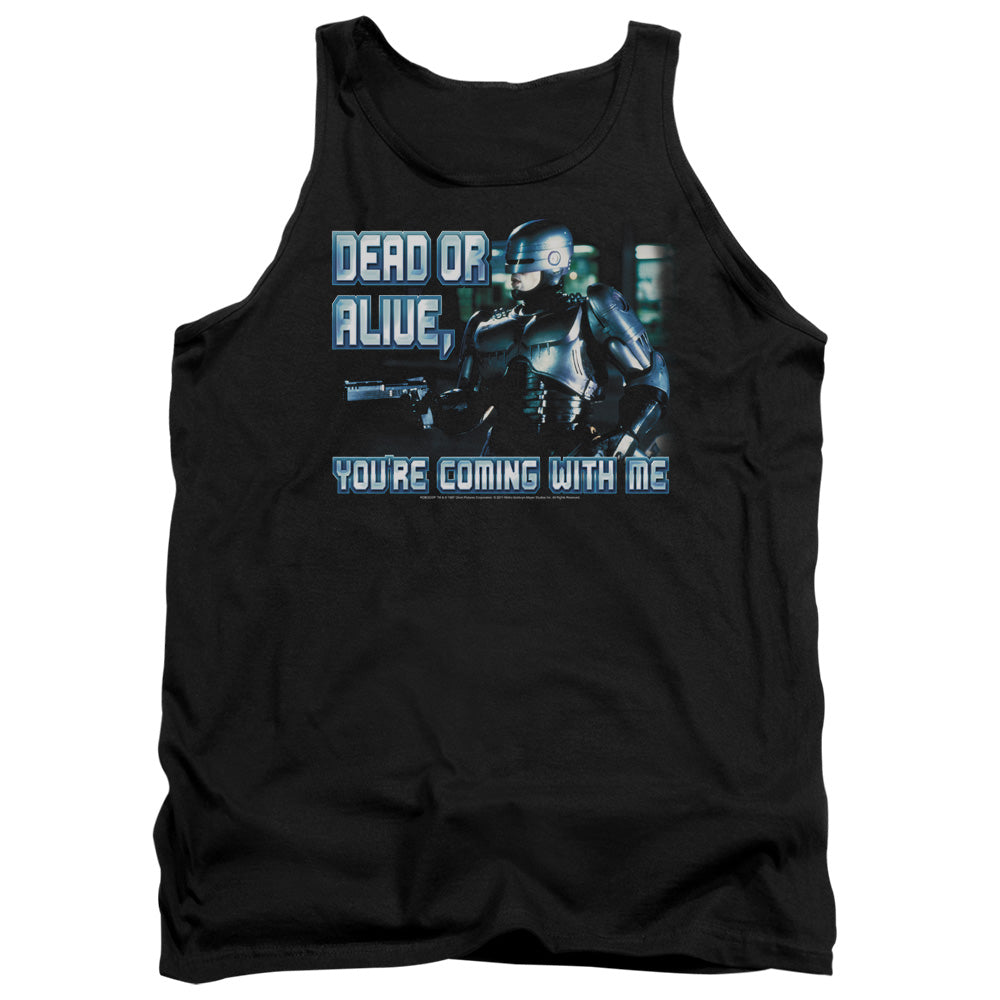 Robocop/dead Or Alive - Adult Tank - Black
