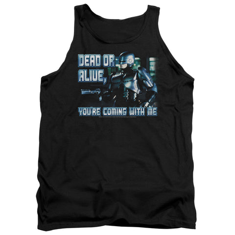 Robocop/dead Or Alive - Adult Tank - Black