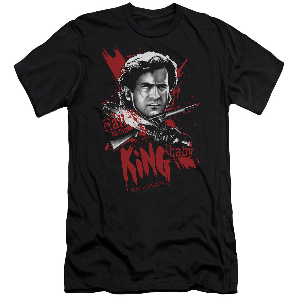 Army Of Darkness/hail To The King-s/s Adult 30/1-black
