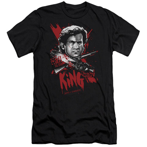 Army Of Darkness/hail To The King-s/s Adult 30/1-black