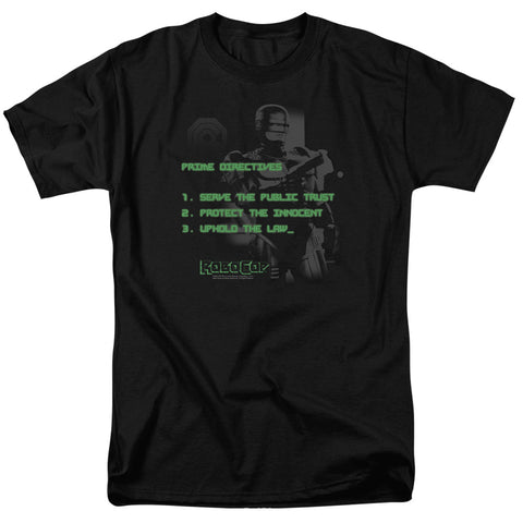 Robocop/prime Directives-s/s Adult 18/1-black