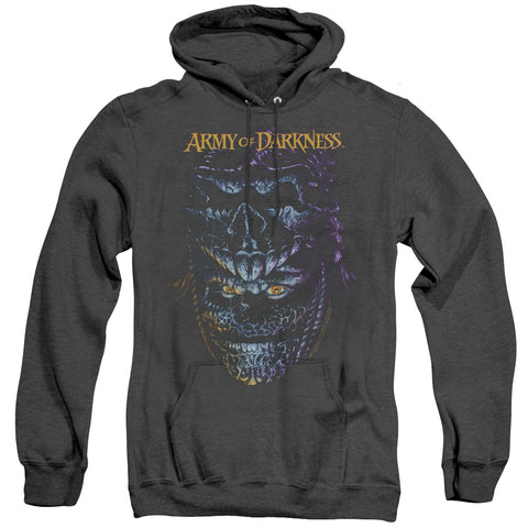 Army Of Darkness/evil Ash-adult Heather Hoodie-black