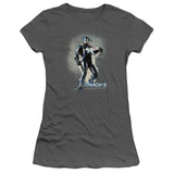 Juniors Sheer Cap Sleeve