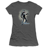 Juniors Sheer Cap Sleeve