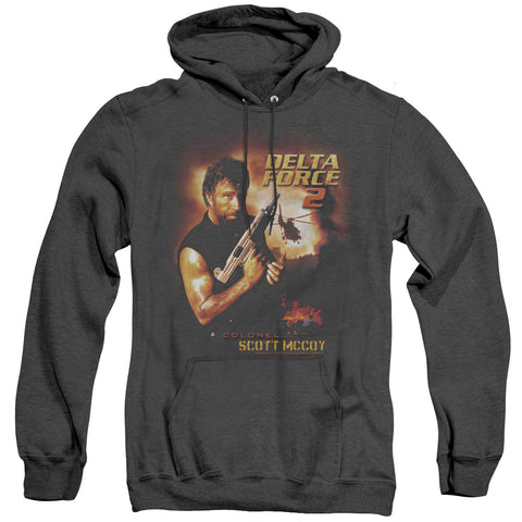 Delta Force/delta Force 2 Poster-adult Heather Hoodie-black
