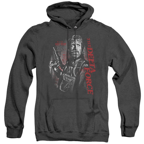Delta Force/black Ops-adult Heather Hoodie-black-sm