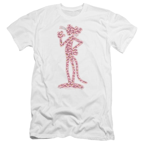 Pink Panther/heads-premuim Canvas Adult Slim Fit 30/1-white