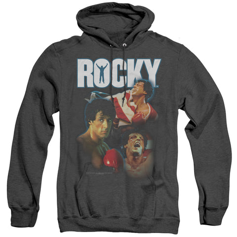 Rocky/i Did It - Adult Heather Hoodie - Black - Sm
