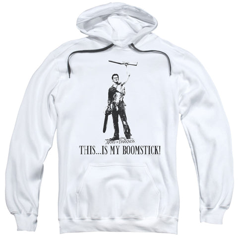 Army Of Darkness/boomstick!-adult Pull-over Hoodie-white