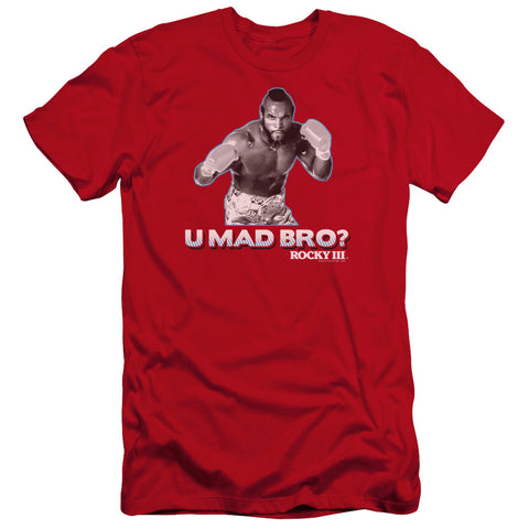Rocky Iii/u Mad Bro-premuim Canvas Adult Slim Fit 30/1-red