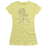 Juniors Sheer Cap Sleeve