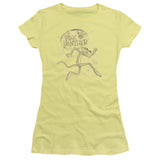 Juniors Sheer Cap Sleeve