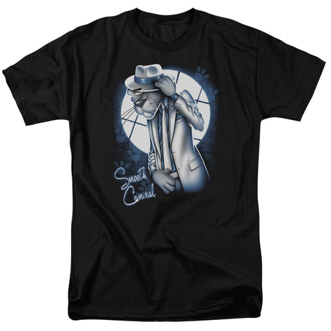 Pink Panther/7xooth Criminal-s/s Adult 18/1-black