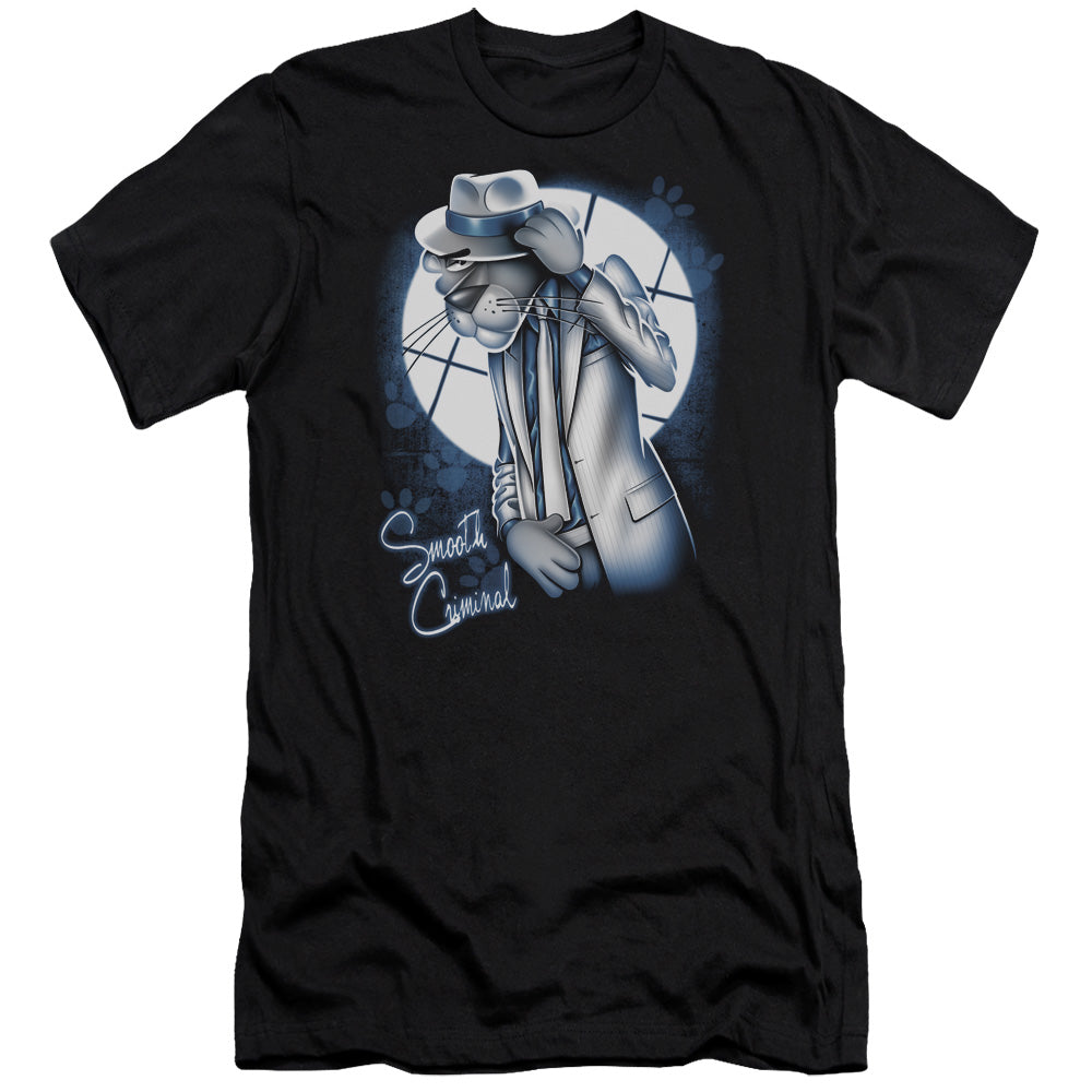 Pink Panther/smooth Criminal-premuim Canvas Adult Slim Fit 30/1-black