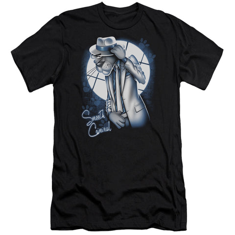 Pink Panther/smooth Criminal-premuim Canvas Adult Slim Fit 30/1-black