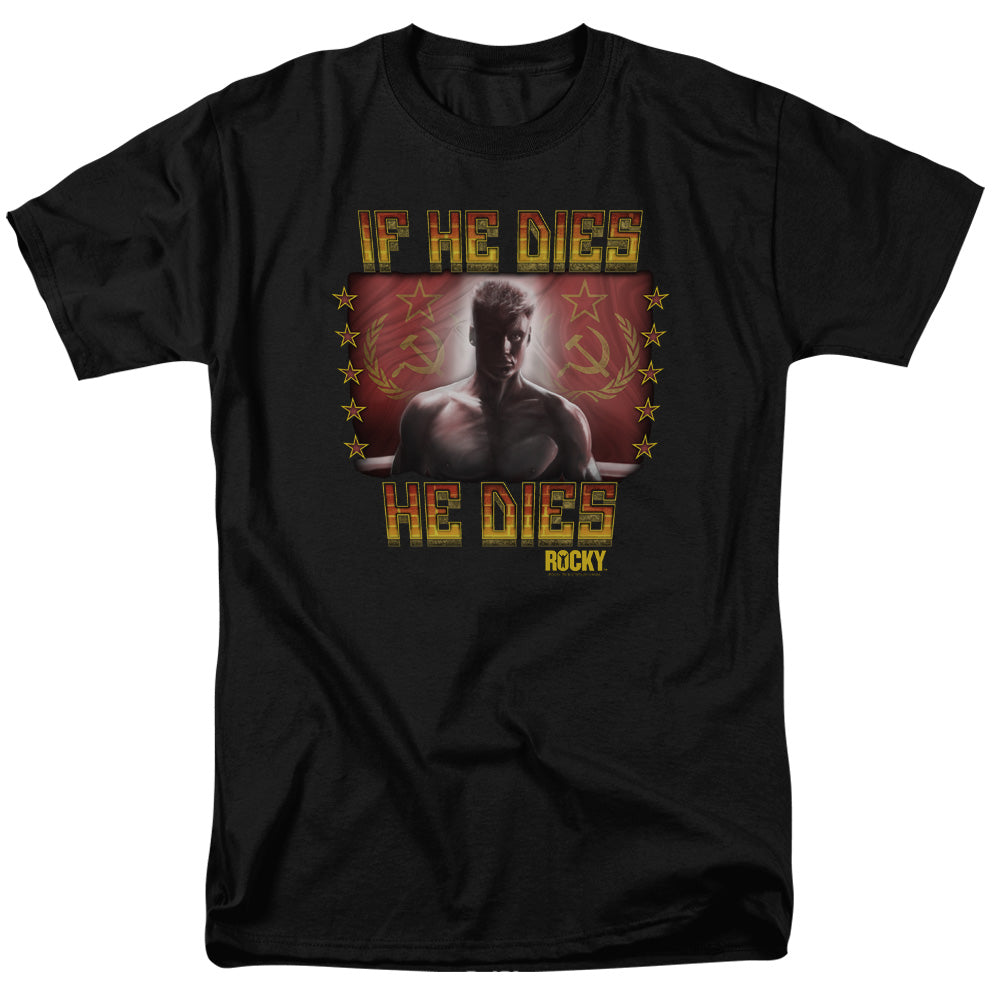 Rocky Iv/condolences - S/s Adult 18/1 - Black