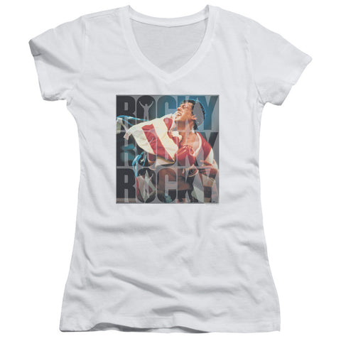 Juniors Sheer Cap Sleeve V-Neck
