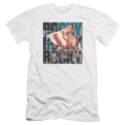 Rocky/chant-premuim Canvas Adult Slim Fit 30/1-white
