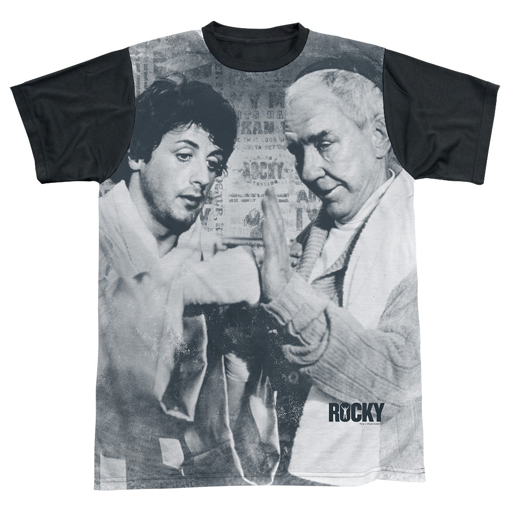 Rocky/ready-s/s Adult White Front Black Back  -white