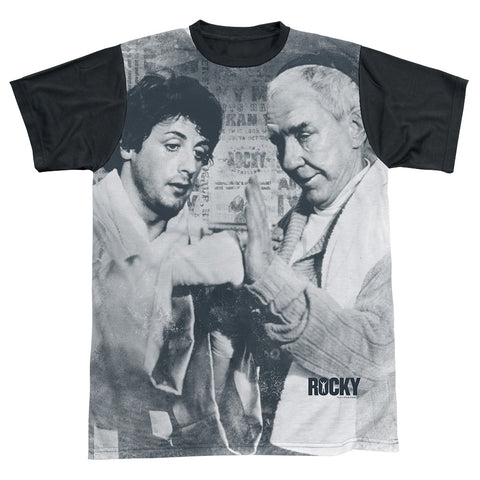 Rocky/ready-s/s Adult White Front Black Back  -white