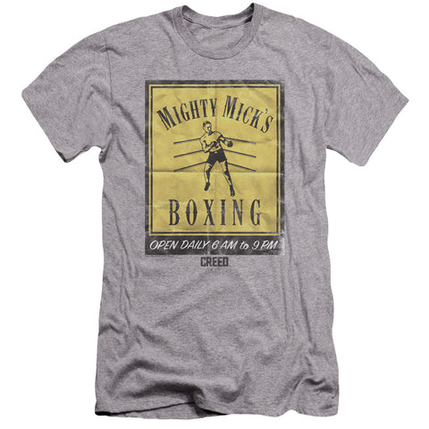 Creed/micks Poster-premuim Canvas Adult Slim Fit 30/1-athletic Heather