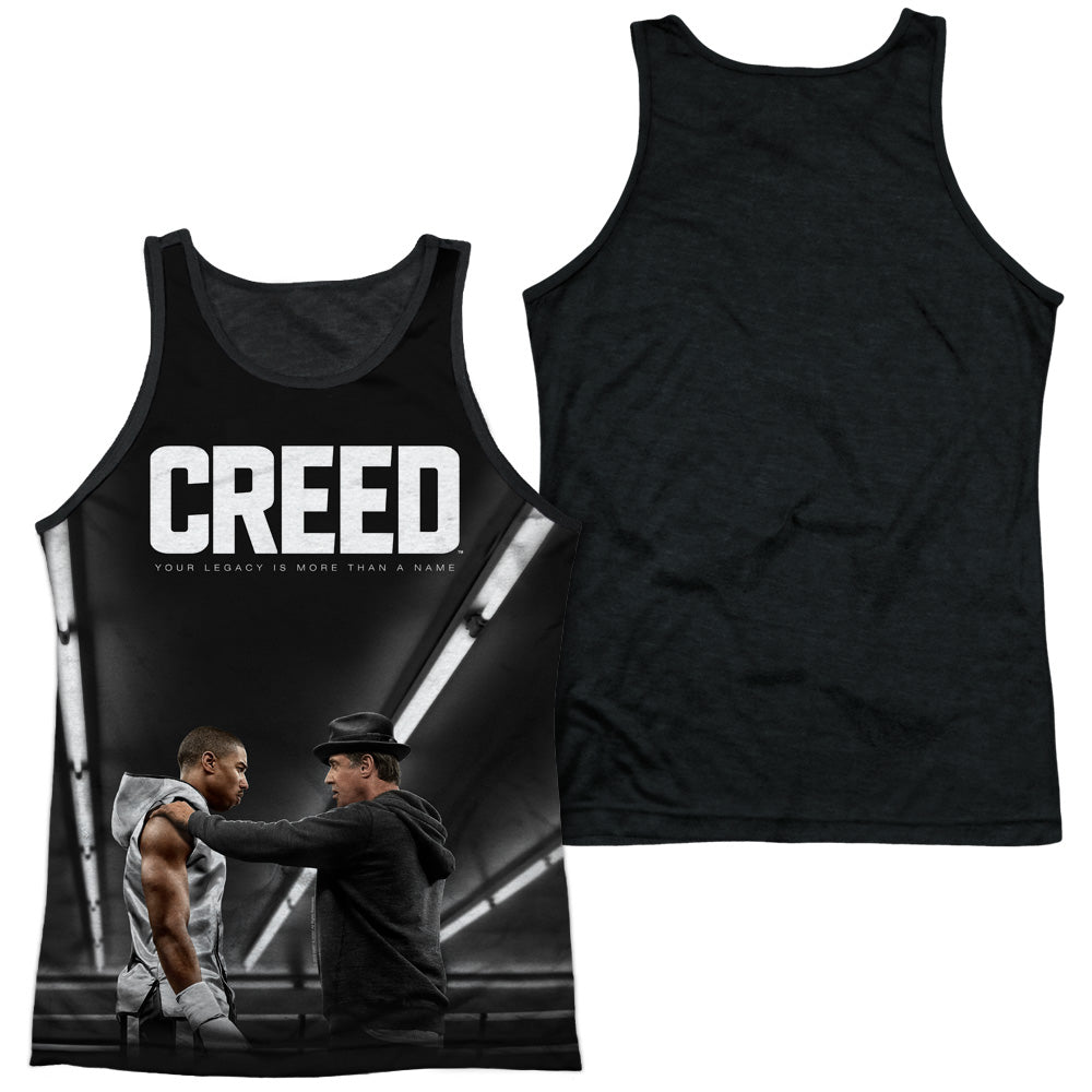 Creed/poster-adult Poly Tank Top Black Back-white