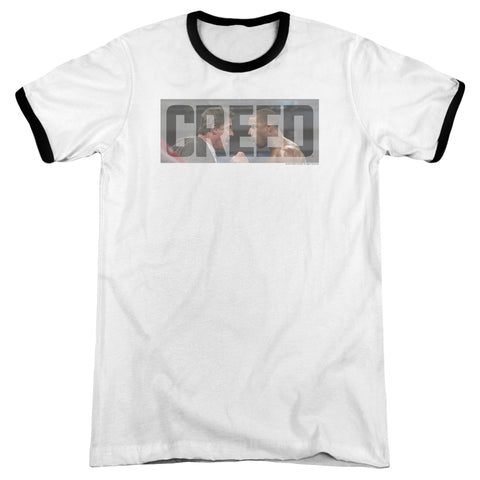 Creed/pep Talk - Adult Ringer - White/black