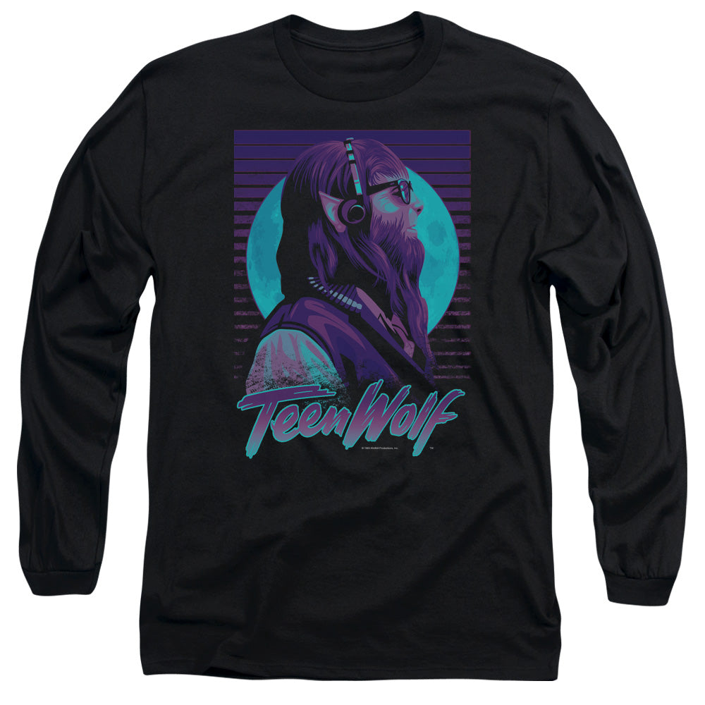 Teen Wolf/headphone Wolf-l/s Adult 18/1-black
