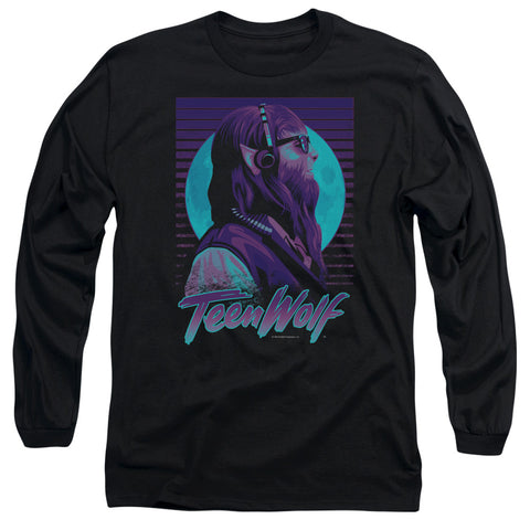 Teen Wolf/headphone Wolf-l/s Adult 18/1-black