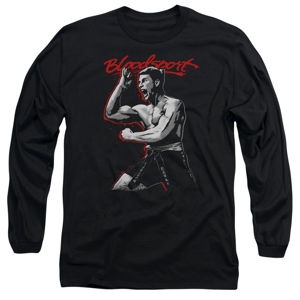 Bloodsport/loud Mouth- L/s Adult 18/1 -black