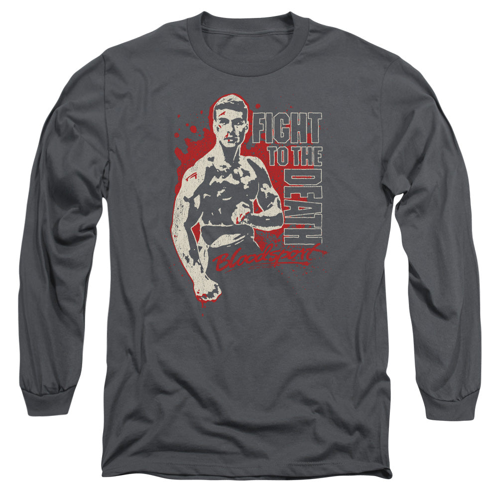Bloodsport/to The Death-l/s Adult 18/1-charcoal