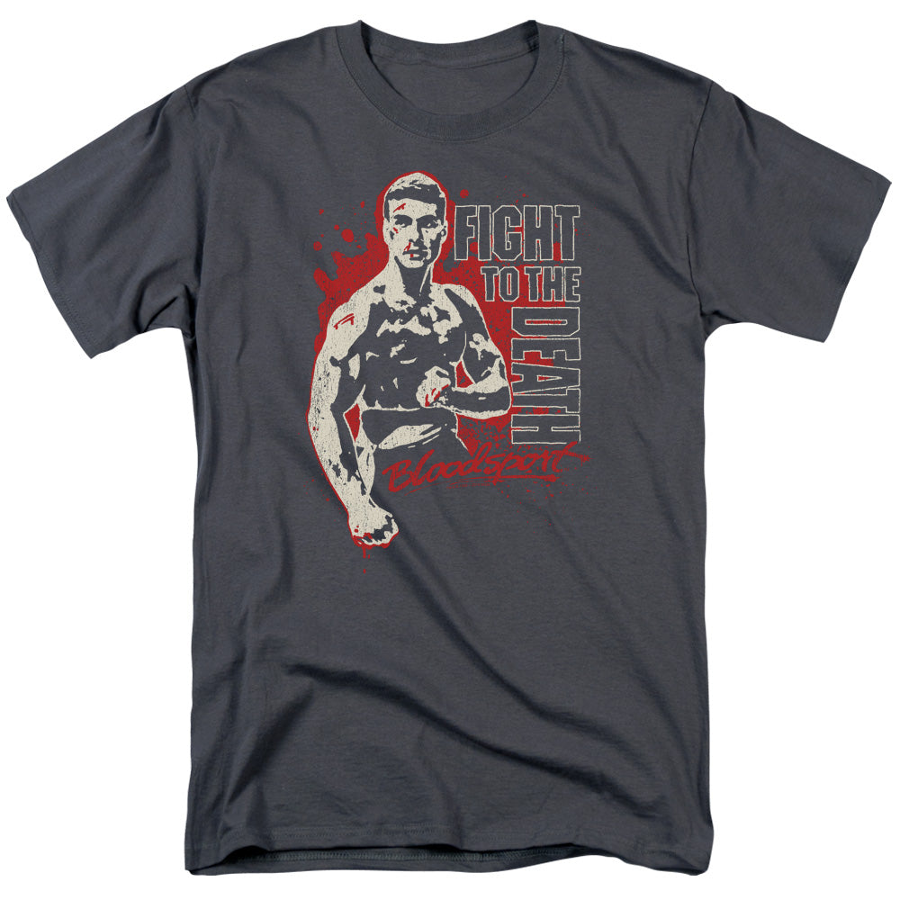 Bloodsport/to The Death-s/s Adult 18/1-charcoal
