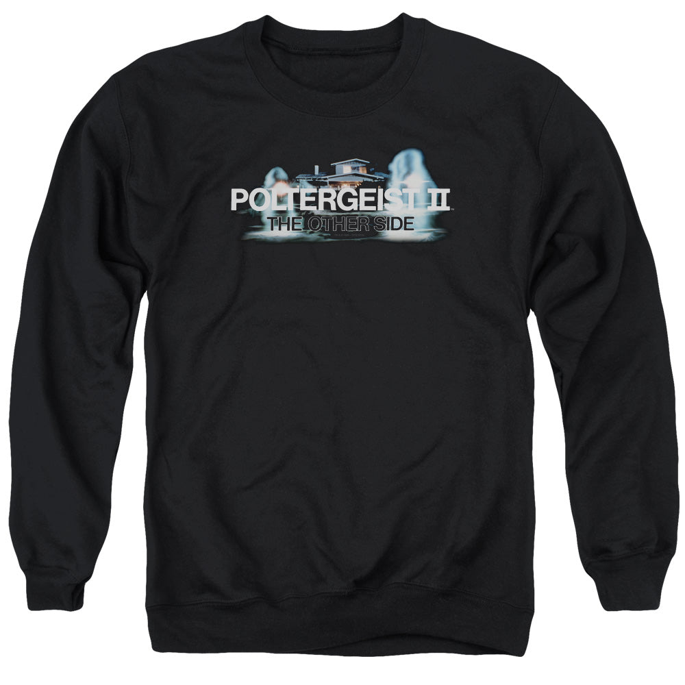 Poltergeist Ii/logo-adult Crewneck Sweatshirt-black