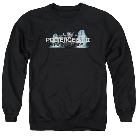 Poltergeist Ii/logo-adult Crewneck Sweatshirt-black