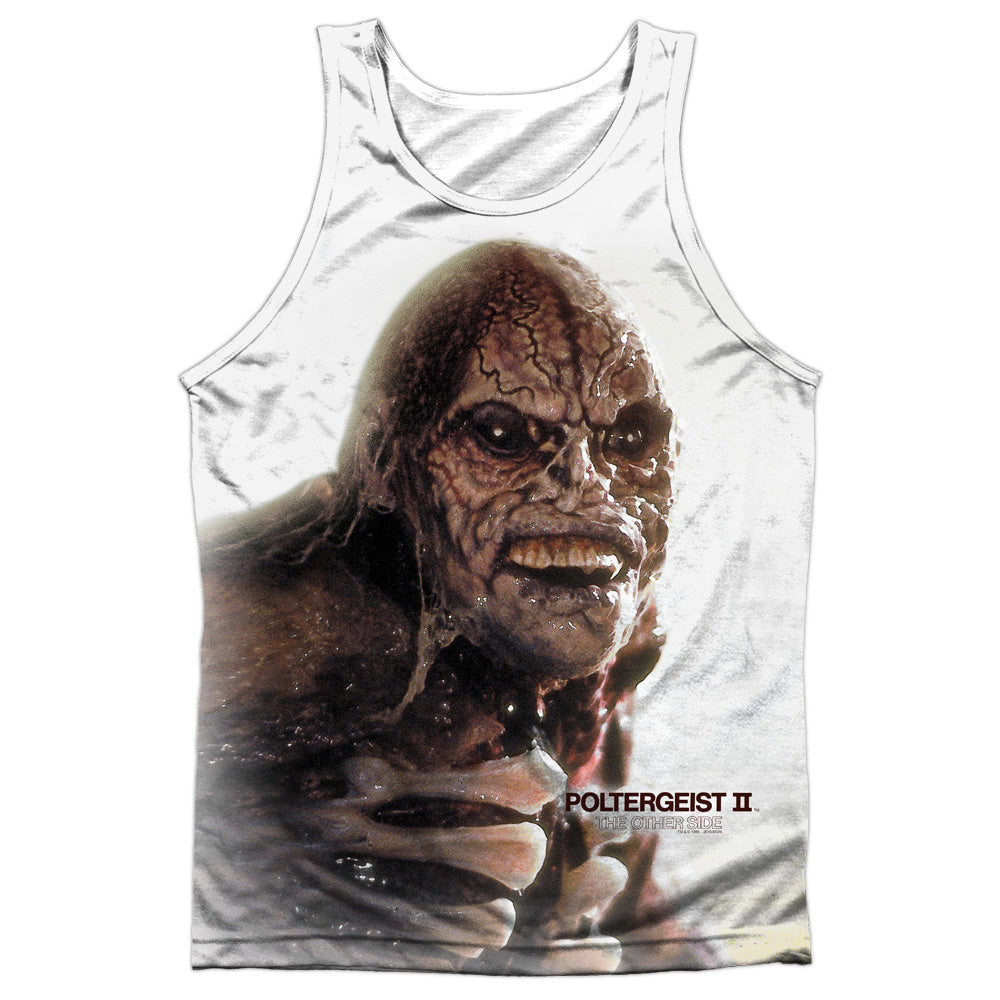Poltergeist Ii/creature-adult Poly Tank Top-white
