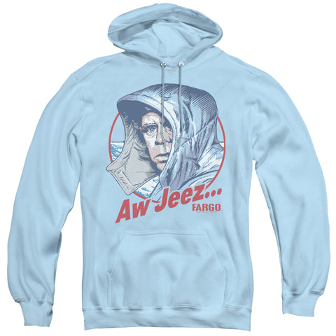 Fargo/aw Jeez-adult Pull-over Hoodie-light Blue-sm