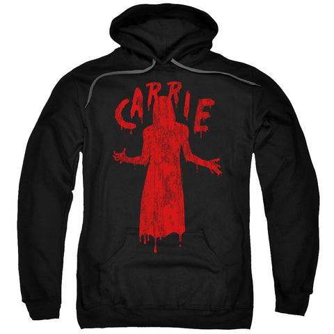 Carrie/silhouette-adult Pull-over Hoodie-black