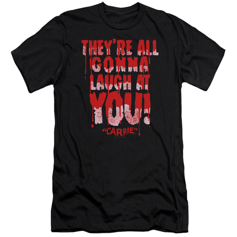 Carrie/laugh At You-s/s Adult 30/1-black