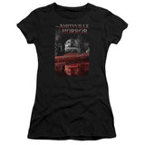 Juniors Sheer Cap Sleeve