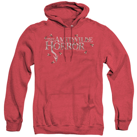 Amityville Horror/flies-adult Heather Hoodie-red-sm