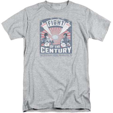 Rocky/balboa Creed Fight Poster-s/s Adult Tall 18/1-athletic Heather