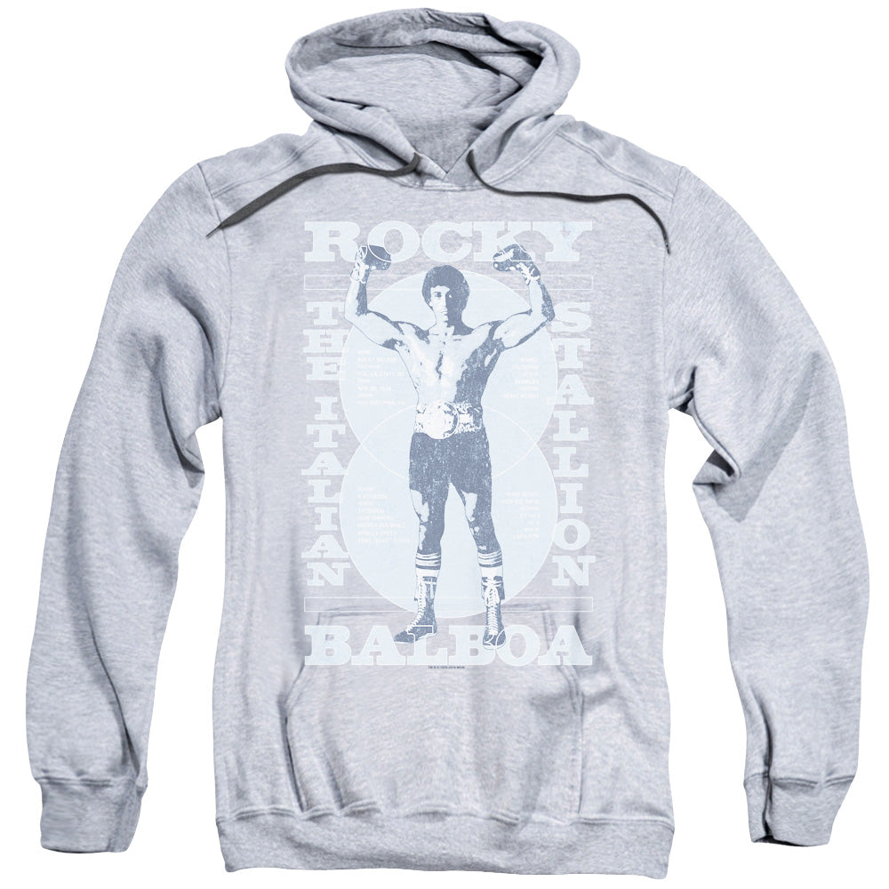 Rocky/gun Show-adult Pull-over Hoodie-athletic Heather
