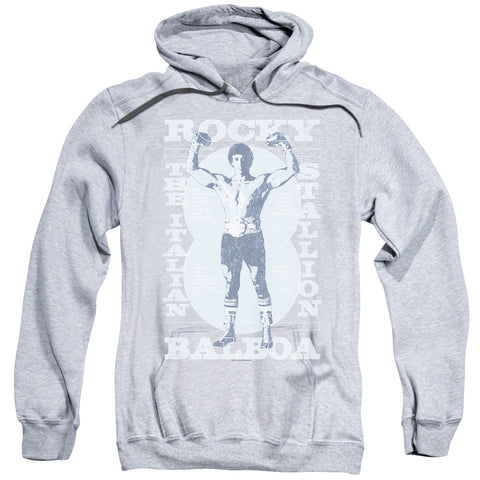 Rocky/gun Show-adult Pull-over Hoodie-athletic Heather