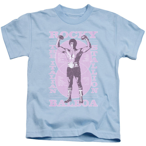 Rocky/gun Show-s/s Juvenile 18/1-light Blue