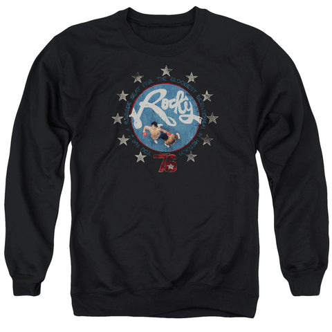 Rocky/bloodiest Bicentennial-adult Crewneck Sweatshirt-black