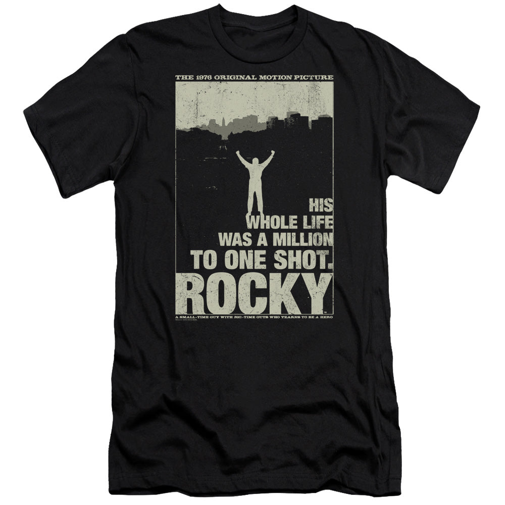 Rocky/silhouette-premuim Canvas Adult Slim Fit 30/1-black
