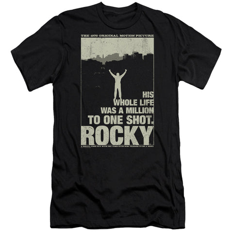 Rocky/silhouette-premuim Canvas Adult Slim Fit 30/1-black